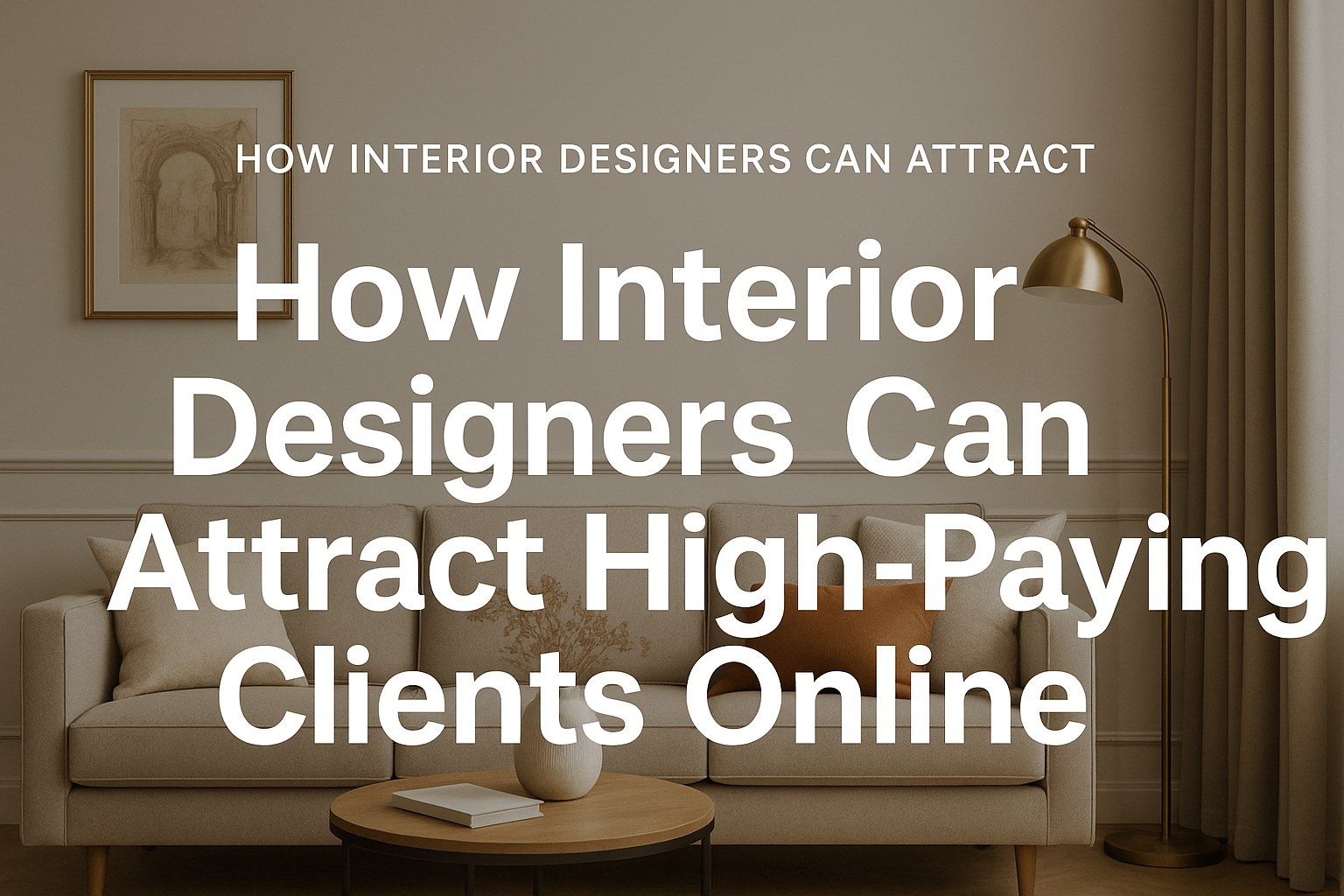 How Interior Designers Can Attract High-Paying Clients Online