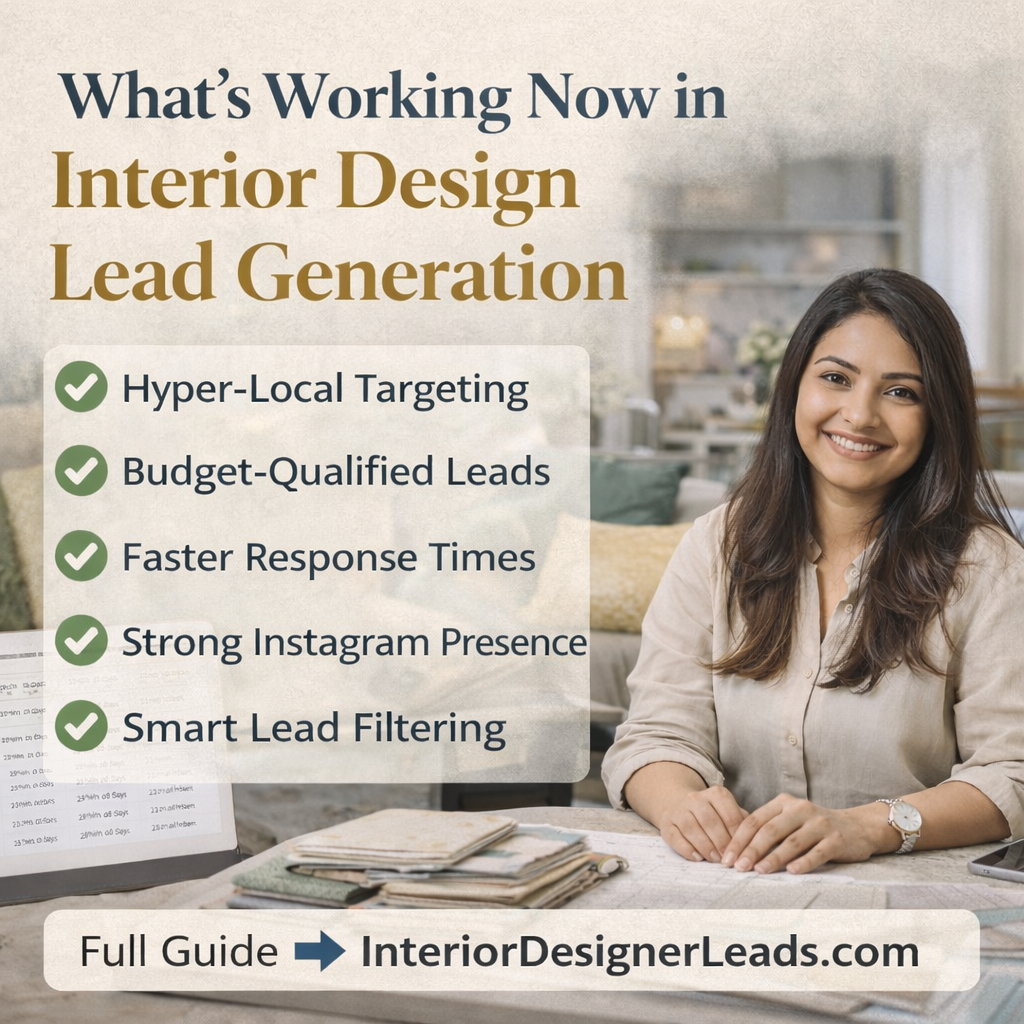 What’s Working Now: Interior Design Lead Generation Trends